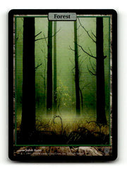 Forest (140) [Unhinged] - Scan (LB-059) Foil High End MTG Single Magic: The Gathering