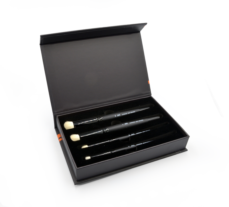 AK Interactive: Dry Brushes Set Hobby Brushes AK INTERACTIVE