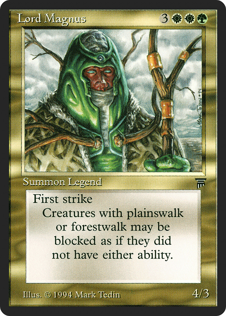 Lord Magnus (LEG-243) [Oldschool] Legends MTG Single Wizards of the Coast