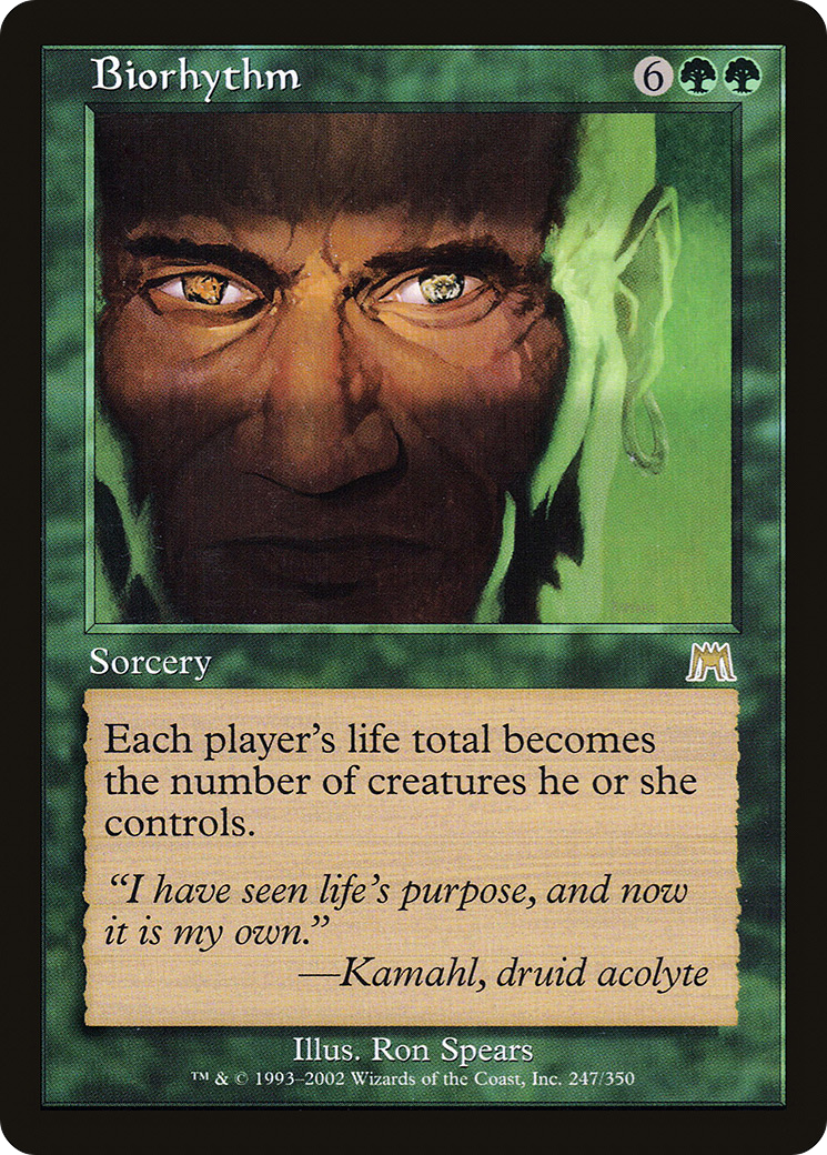 Biorhythm (ONS-247) [Onslaught] Foil MTG Single Wizards of the Coast