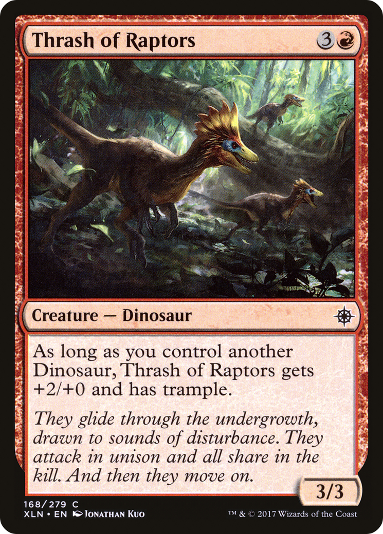 Thrash of Raptors (XLN-168) [Ixalan] Foil MTG Single Wizards of the Coast