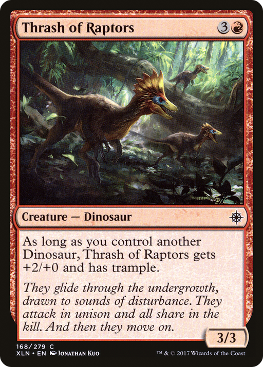 Thrash of Raptors (XLN-168) [Ixalan] MTG Single Wizards of the Coast