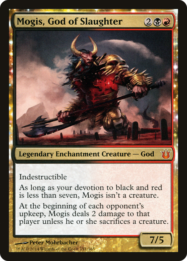 Mogis, God of Slaughter (BNG-151) [Born of the Gods] Foil MTG Single Wizards of the Coast