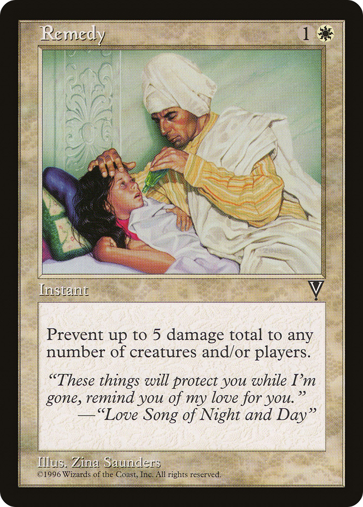 Remedy (VIS-017) [Visions] MTG Single Wizards of the Coast