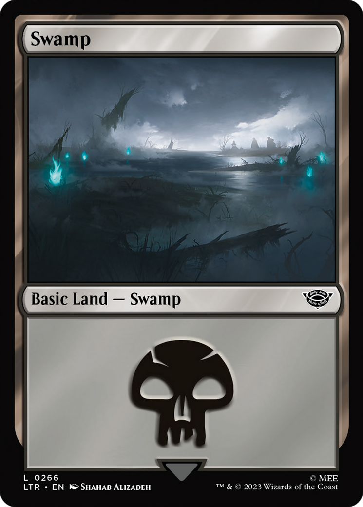 Swamp (LTR-266) [The Lord of the Rings: Tales of Middle-earth] MTG Single Wizards of the Coast