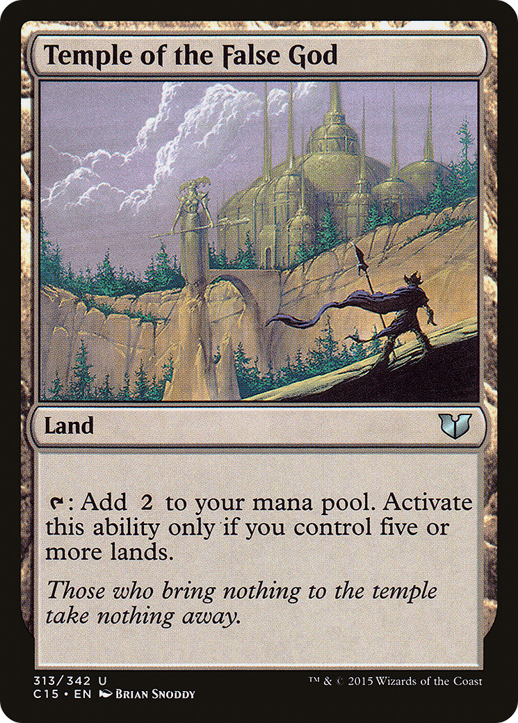 Temple of the False God (C15-313) [Commander 2015] MTG Single Wizards of the Coast