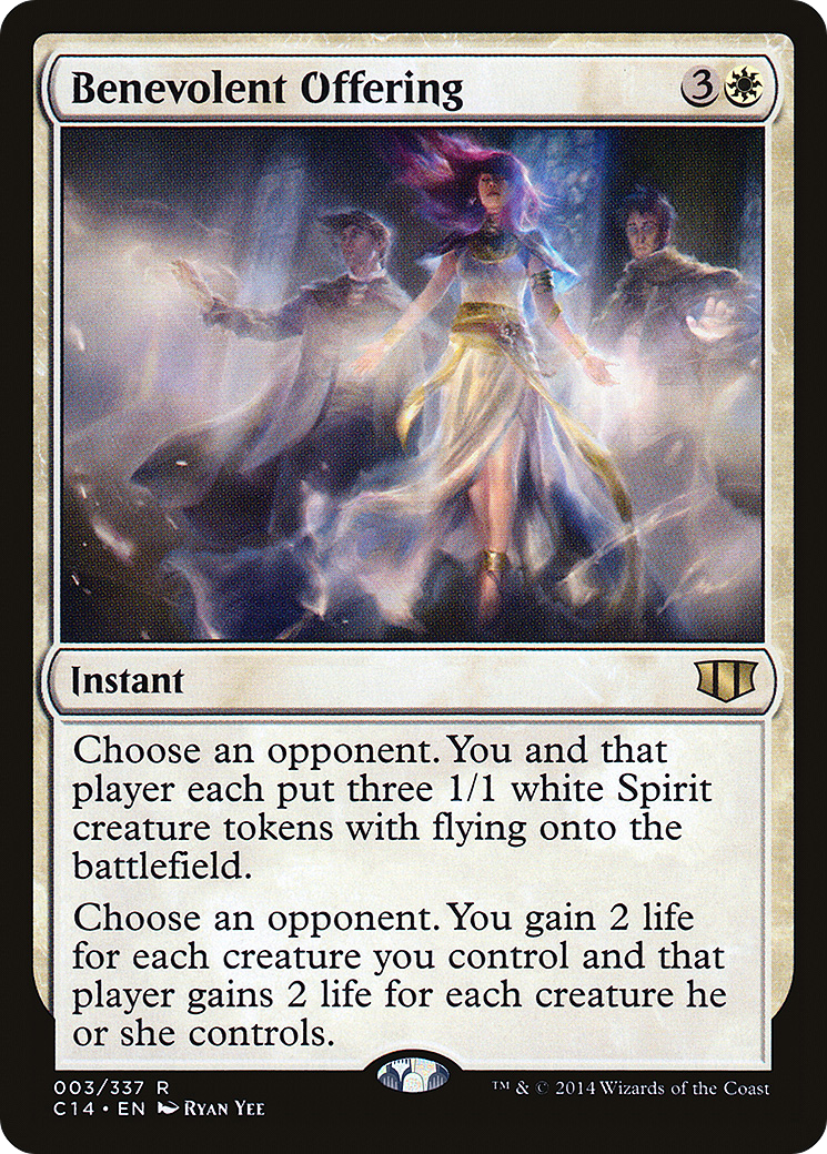 Benevolent Offering (C14-003) [Commander 2014] MTG Single Wizards of the Coast
