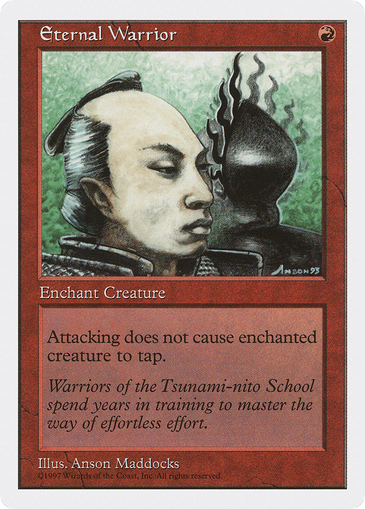 Eternal Warrior (5ED-225) [Fifth Edition] MTG Single Wizards of the Coast
