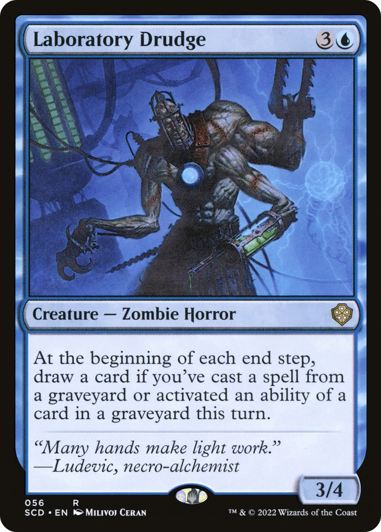 Laboratory Drudge (SCD-056) [Starter Commander Decks] MTG Single Wizards of the Coast