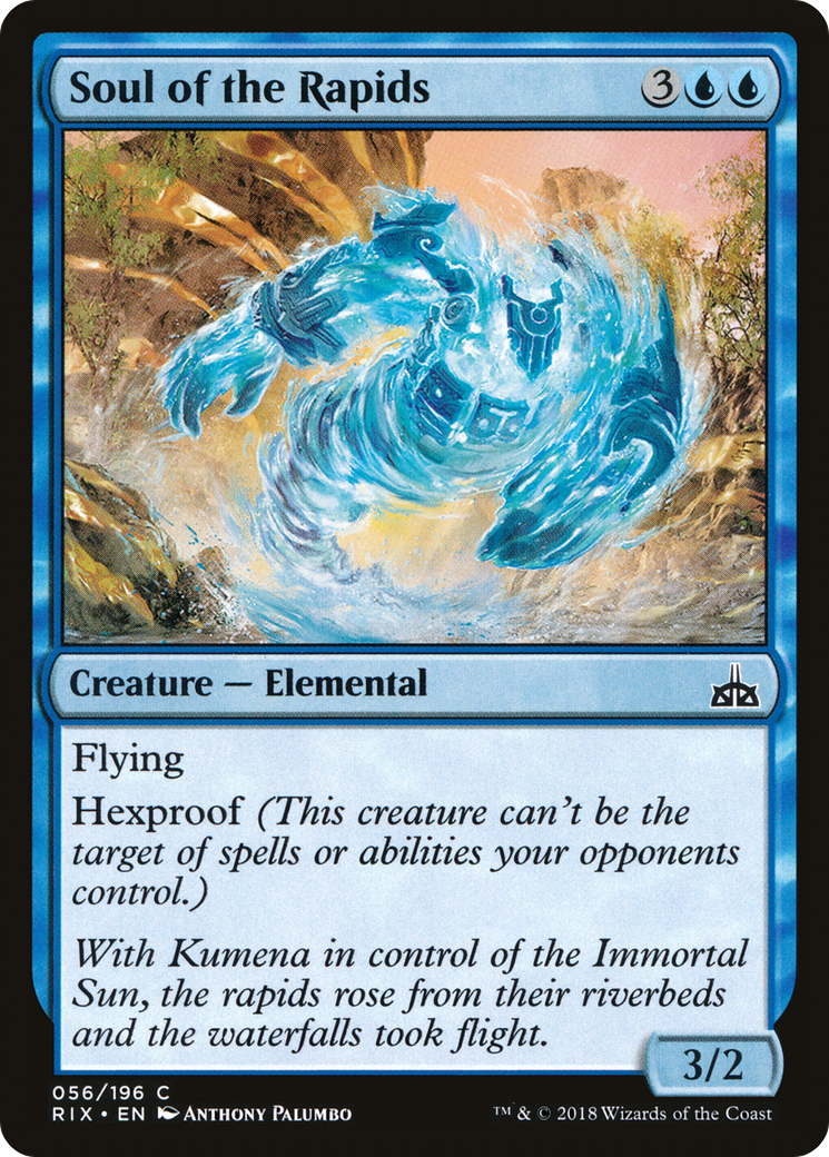 Soul of the Rapids (RIX-056) [Rivals of Ixalan] MTG Single Wizards of the Coast