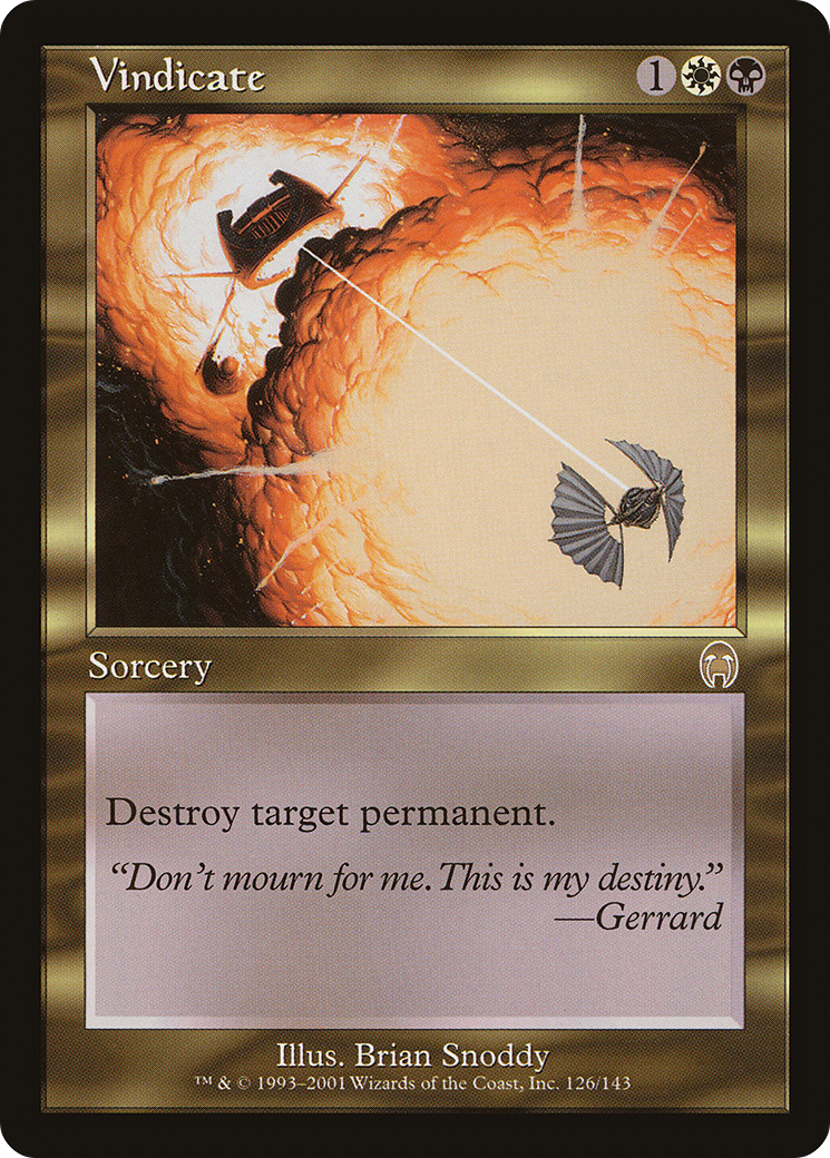 Vindicate (APC-126) [Apocalypse] MTG Single Wizards of the Coast