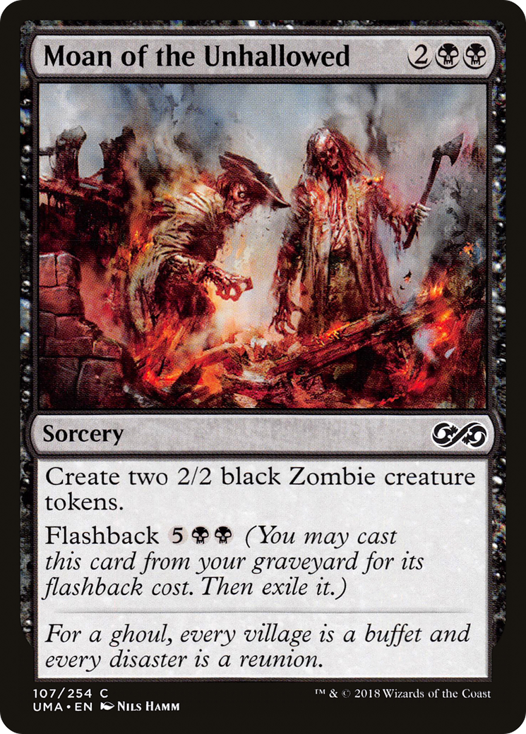 Moan of the Unhallowed (UMA-107) [Ultimate Masters] MTG Single Wizards of the Coast