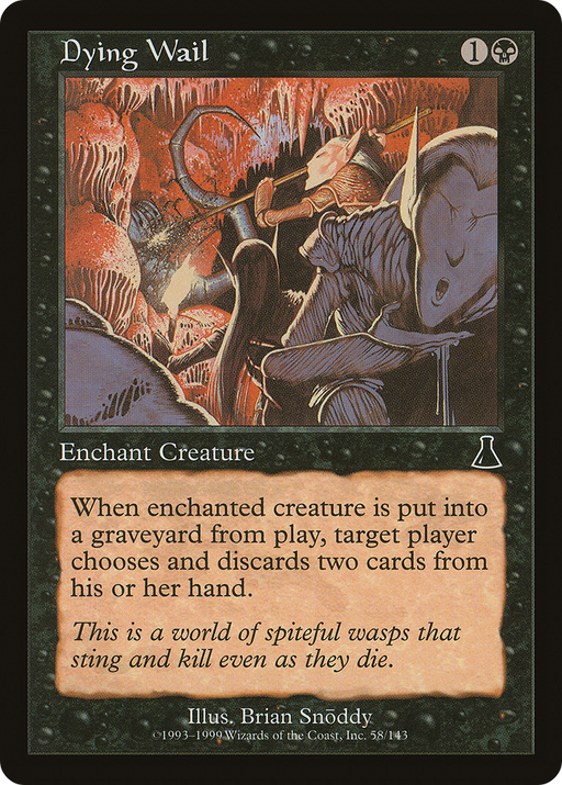 Dying Wail (UDS-058) [Urza's Destiny] MTG Single Wizards of the Coast