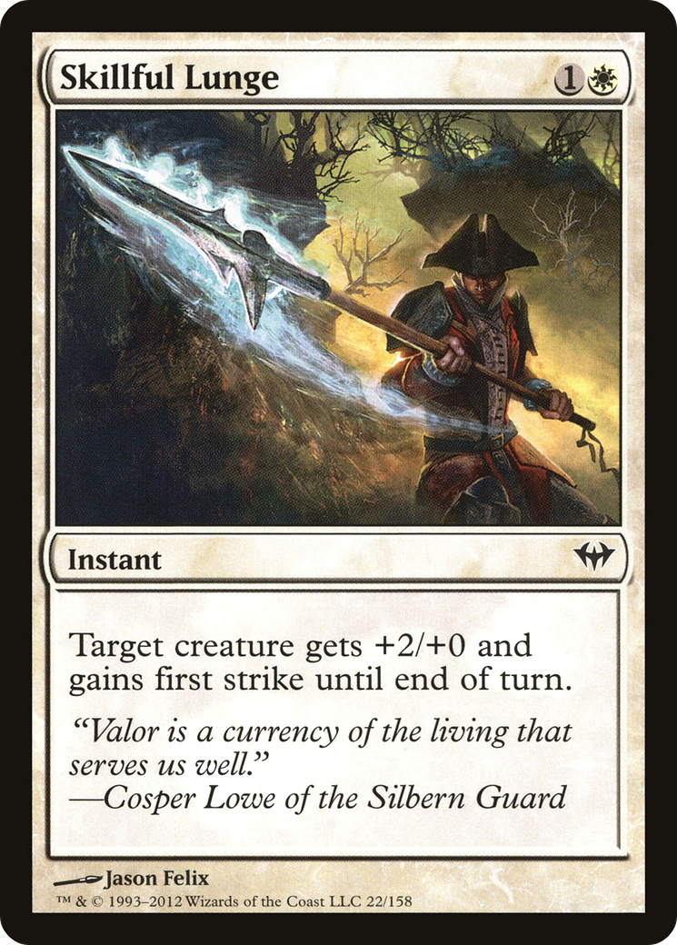 Skillful Lunge (DKA-022) [Dark Ascension] MTG Single Wizards of the Coast