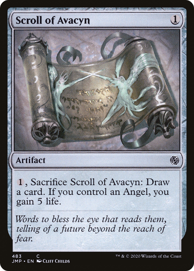 Scroll of Avacyn (JMP-483) [Jumpstart] MTG Single Wizards of the Coast