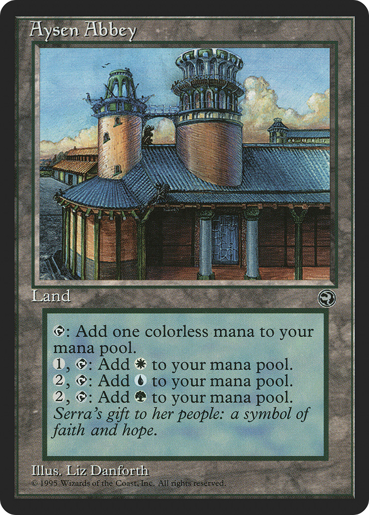 Aysen Abbey (HML-112) [Homelands] MTG Single Wizards of the Coast