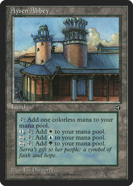Aysen Abbey (HML-112) [Homelands] MTG Single Wizards of the Coast