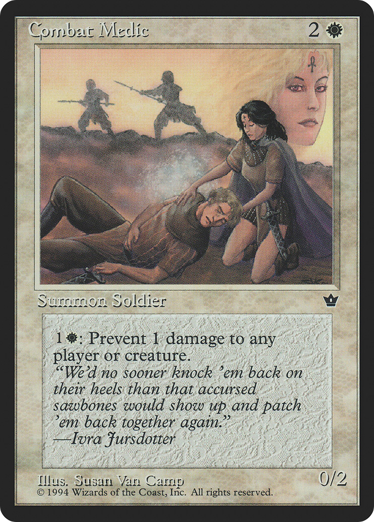 Combat Medic (FEM-01B) [Fallen Empires] MTG Single Wizards of the Coast