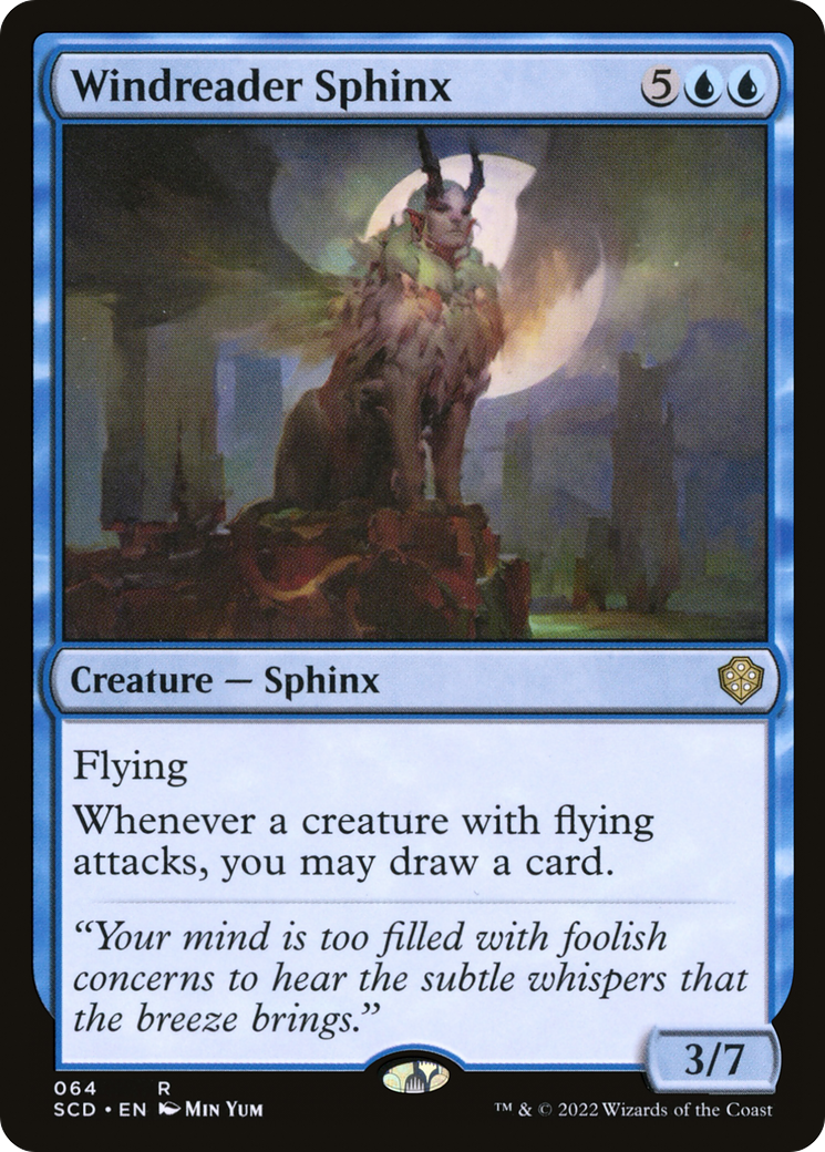 Windreader Sphinx (SCD-064) [Starter Commander Decks] MTG Single Wizards of the Coast