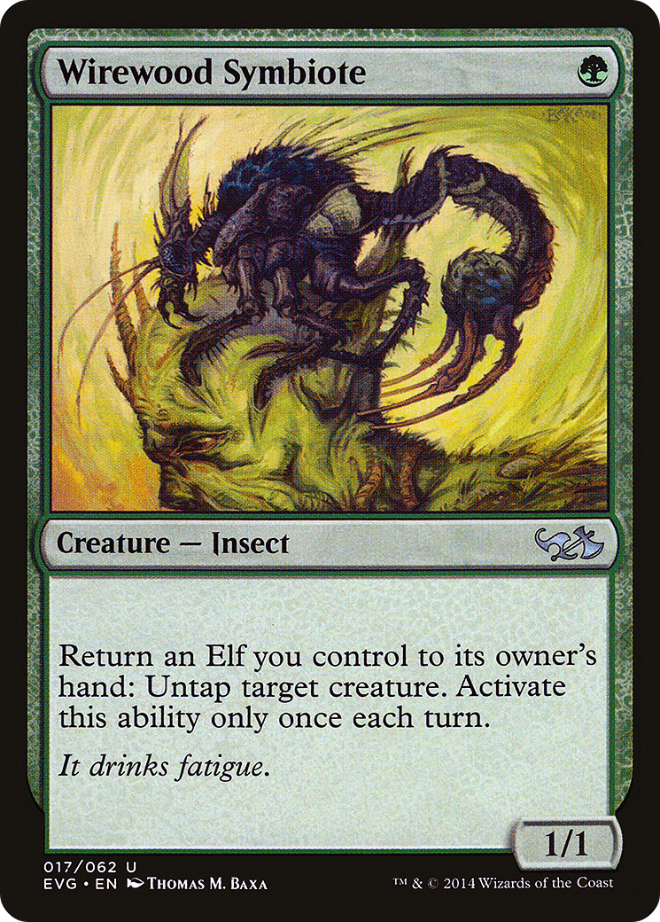Wirewood Symbiote (DD3-) [Misc] Duel Decks Anthology: Elves vs. Goblins MTG Single Wizards of the Coast