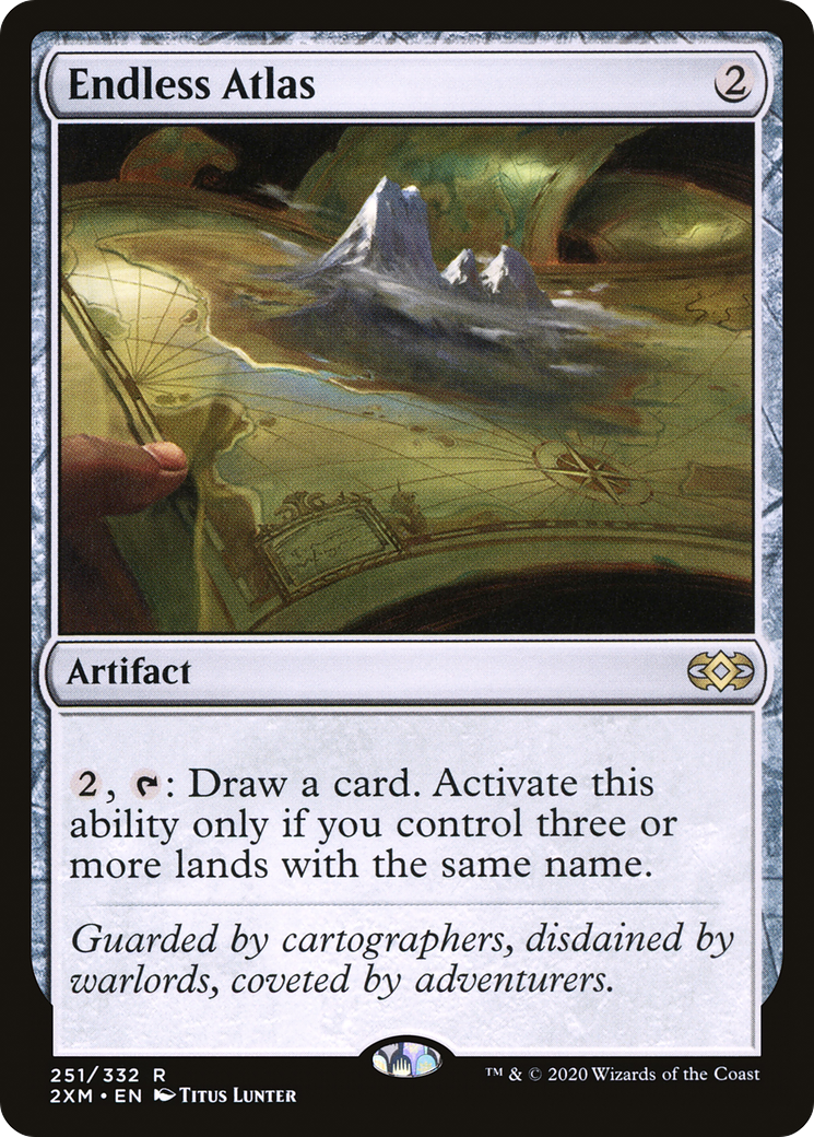 Endless Atlas (2XM-251) [Double Masters] Foil MTG Single Wizards of the Coast