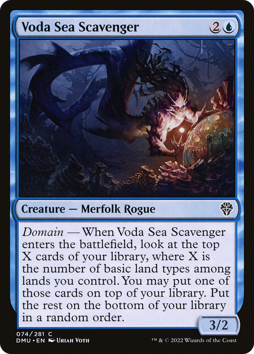 Voda Sea Scavenger (DMU-074) [Dominaria United] Foil MTG Single Wizards of the Coast