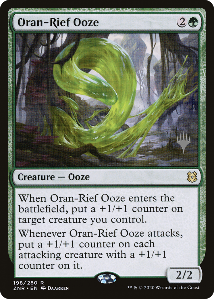 Oran-Rief Ooze (PPZNR-198P) [Zendikar Rising Promos] MTG Single Wizards of the Coast