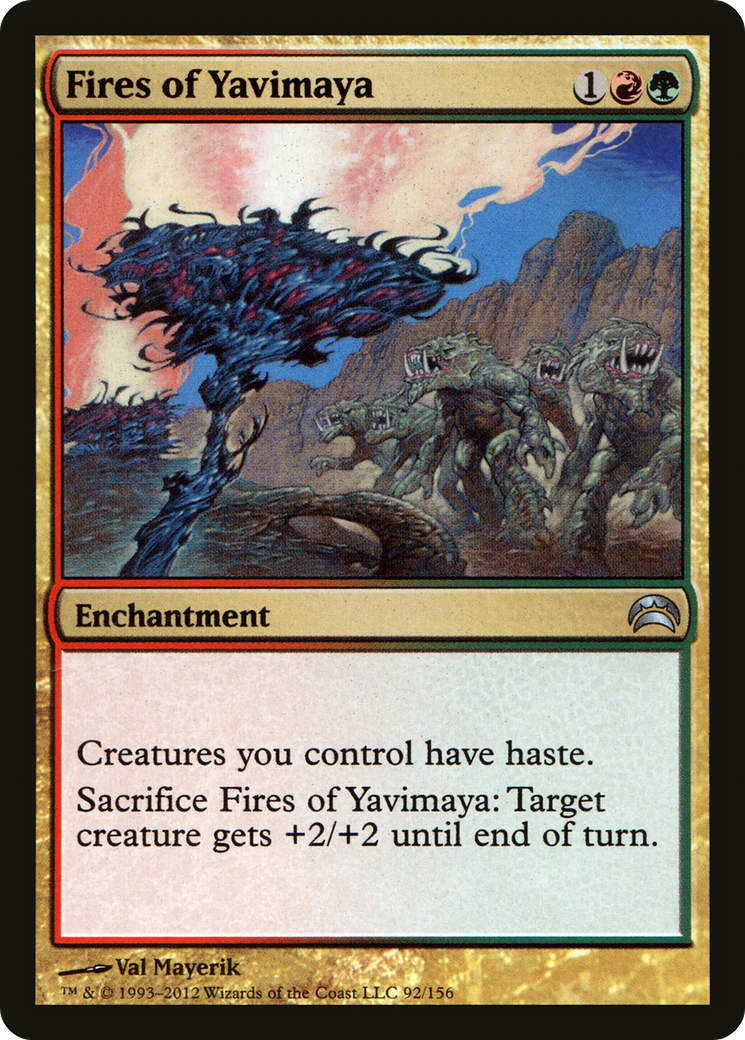 Fires of Yavimaya (PC2-092) [Misc] Planechase 2012 MTG Single Wizards of the Coast