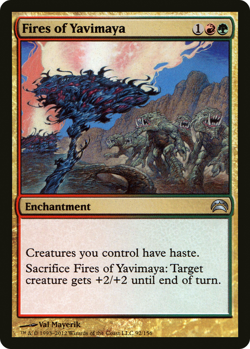 Fires of Yavimaya (PC2-092) [Misc] Planechase 2012 MTG Single Wizards of the Coast