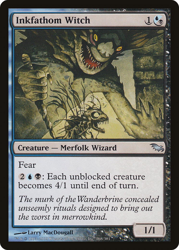 Inkfathom Witch (SHM-168) [Shadowmoor] MTG Single Wizards of the Coast