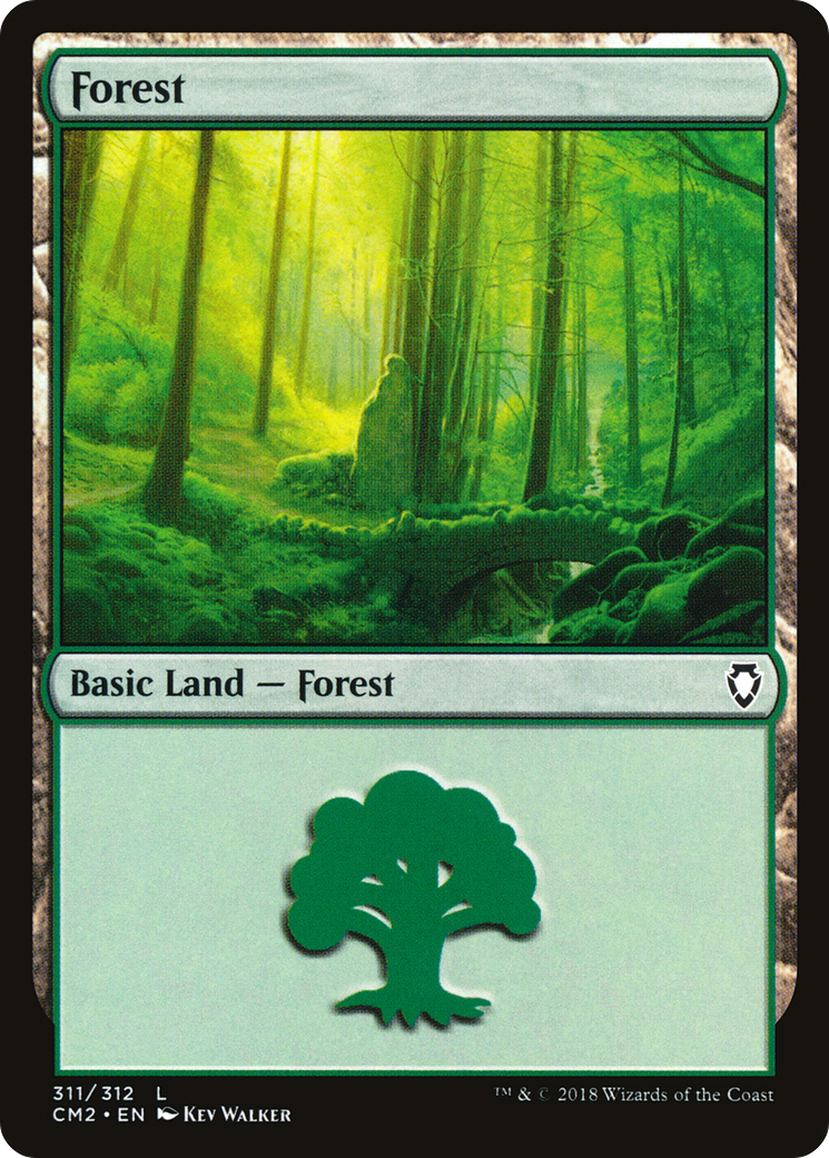 Forest (CM2-311) [Commander Anthology Volume II] MTG Single Wizards of the Coast