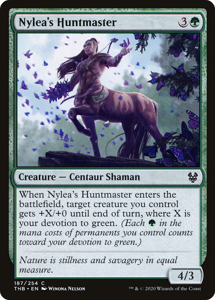 Nylea's Huntmaster (THB-187) [Theros Beyond Death] MTG Single Wizards of the Coast