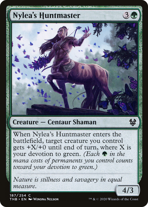 Nylea's Huntmaster (THB-187) [Theros Beyond Death] MTG Single Wizards of the Coast