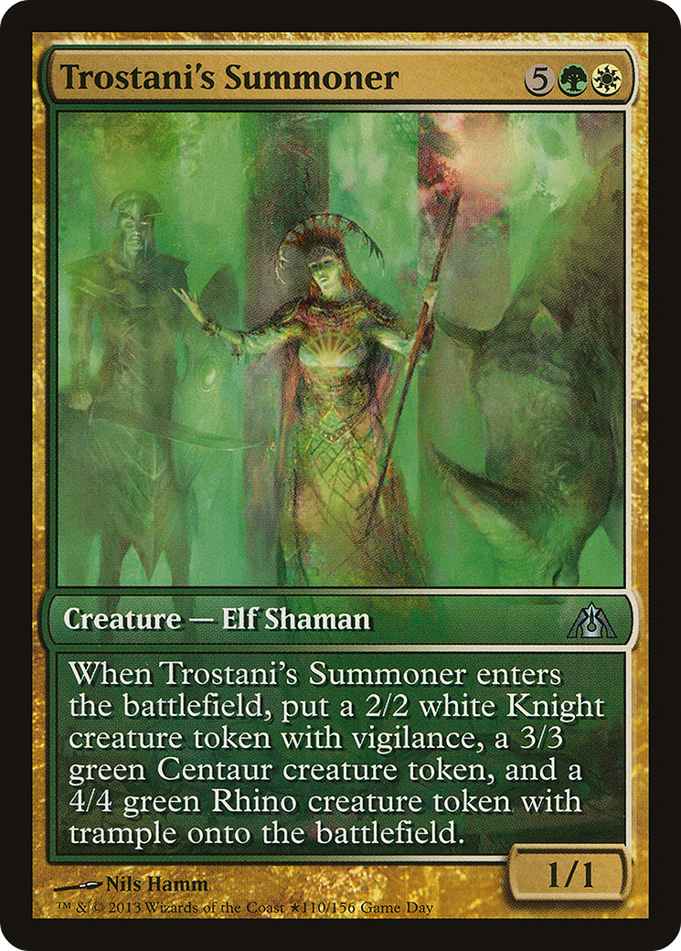 Trostani's Summoner (GAME-110) [Dragon's Maze Promos] MTG Single Wizards of the Coast