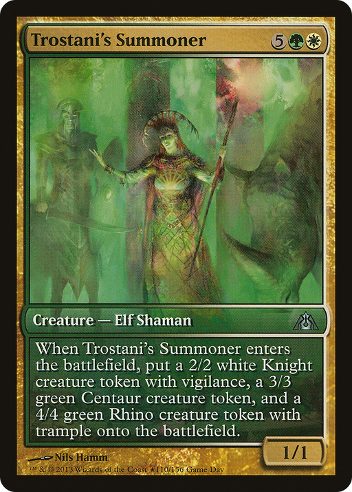 Trostani's Summoner (GAME-110) [Dragon's Maze Promos] MTG Single Wizards of the Coast