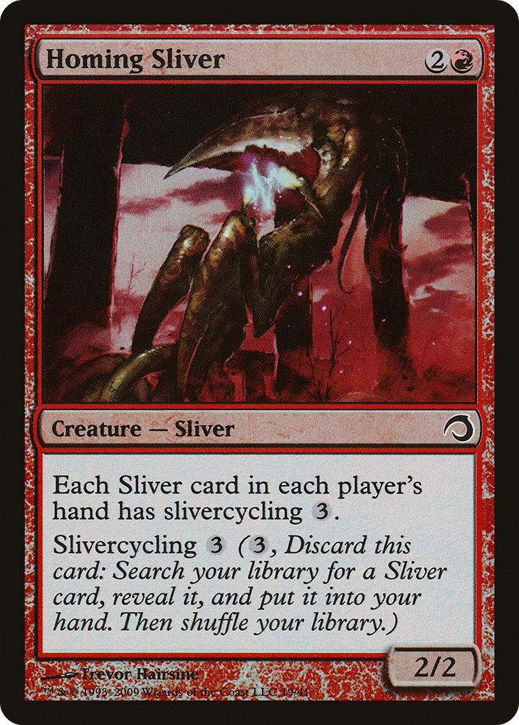 Homing Sliver (PDS-019) [Misc] Premium Deck Series: Slivers Foil MTG Single Wizards of the Coast