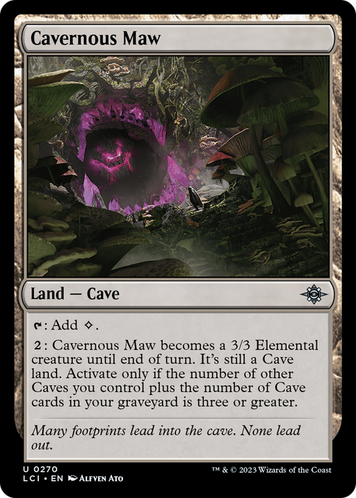 Cavernous Maw (LCI-270) [The Lost Caverns of Ixalan] MTG Single Wizards of the Coast