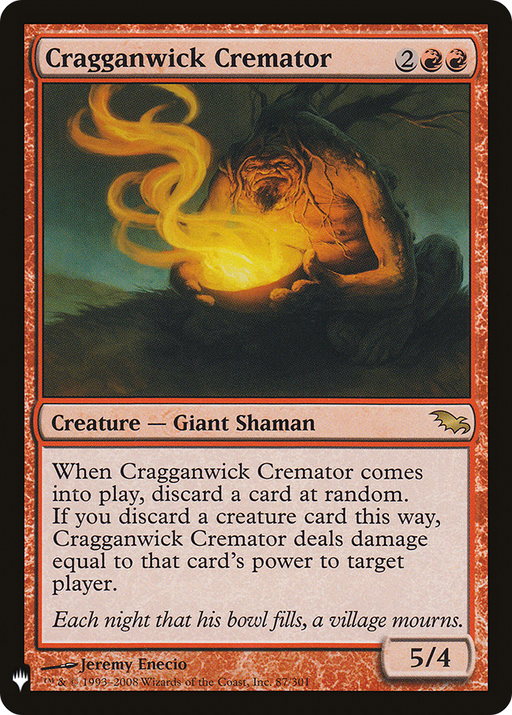 Cragganwick Cremator (LIST-SHM-87) [Mystery Booster] The List MTG Single Wizards of the Coast