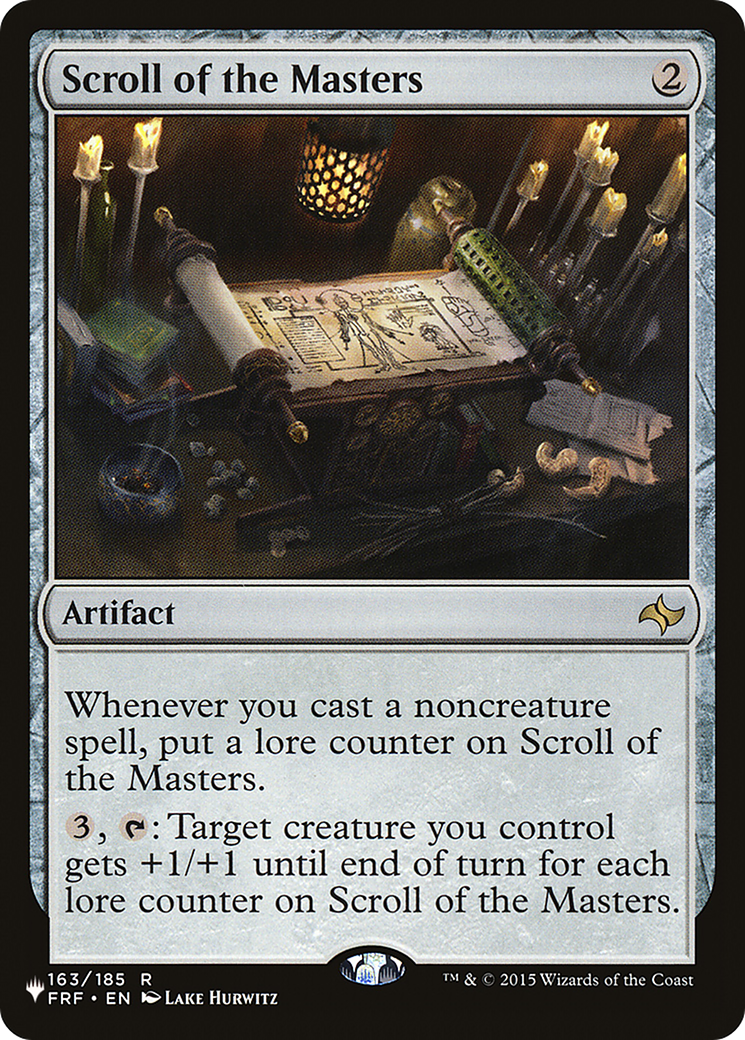 Scroll of the Masters (LIST-FRF-163) [Mystery Booster] The List MTG Single Wizards of the Coast