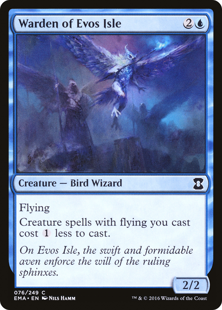 Warden of Evos Isle (EMA-076) [Eternal Masters] MTG Single Wizards of the Coast