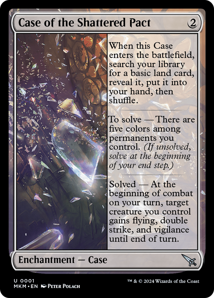 Case of the Shattered Pact (MKM-001) [Murders at Karlov Manor] MTG Single Wizards of the Coast