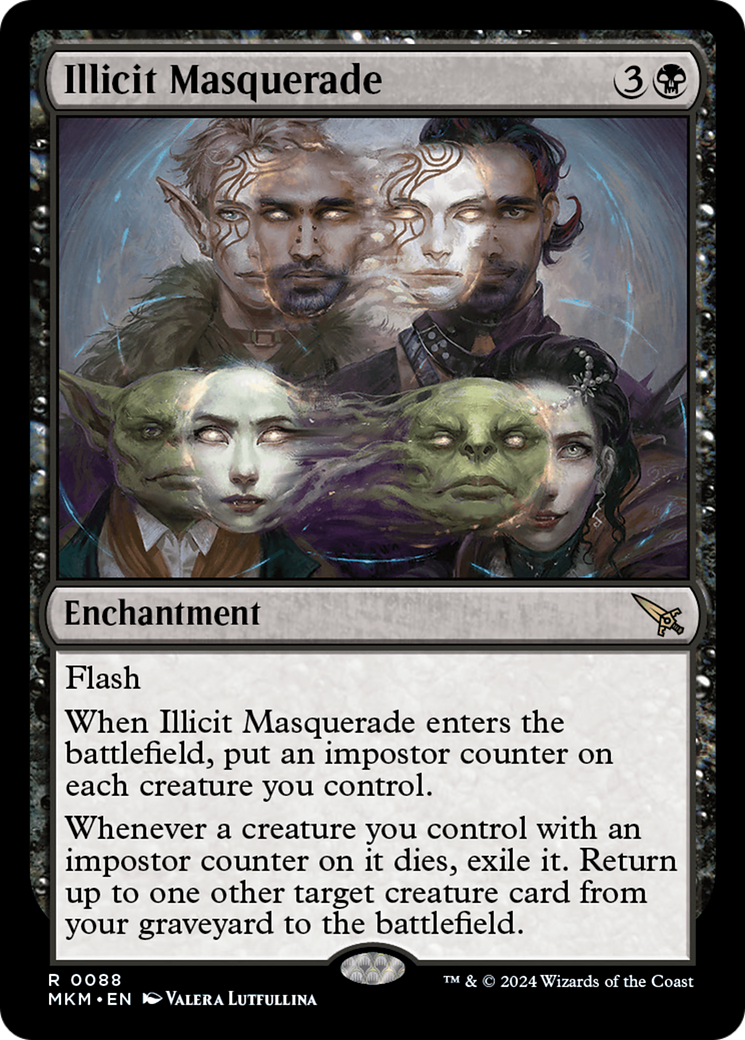 Illicit Masquerade (MKM-088) [Murders at Karlov Manor] MTG Single Murders at Karlov Manor