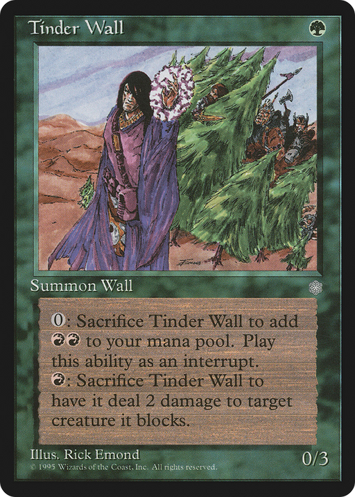 Tinder Wall (ICE-270) [Ice Age] MTG Single Wizards of the Coast