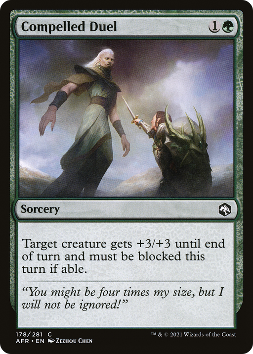 Compelled Duel (AFR-178) [Adventures in the Forgotten Realms] MTG Single Wizards of the Coast