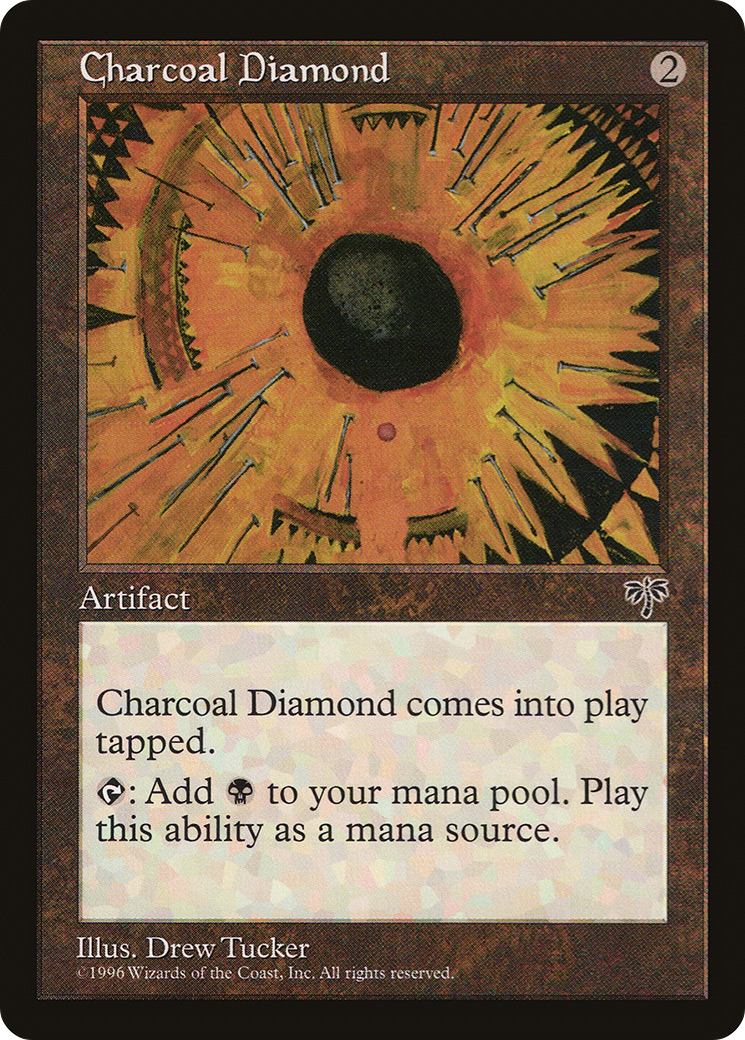 Charcoal Diamond (MIR-296) [Mirage] MTG Single Wizards of the Coast