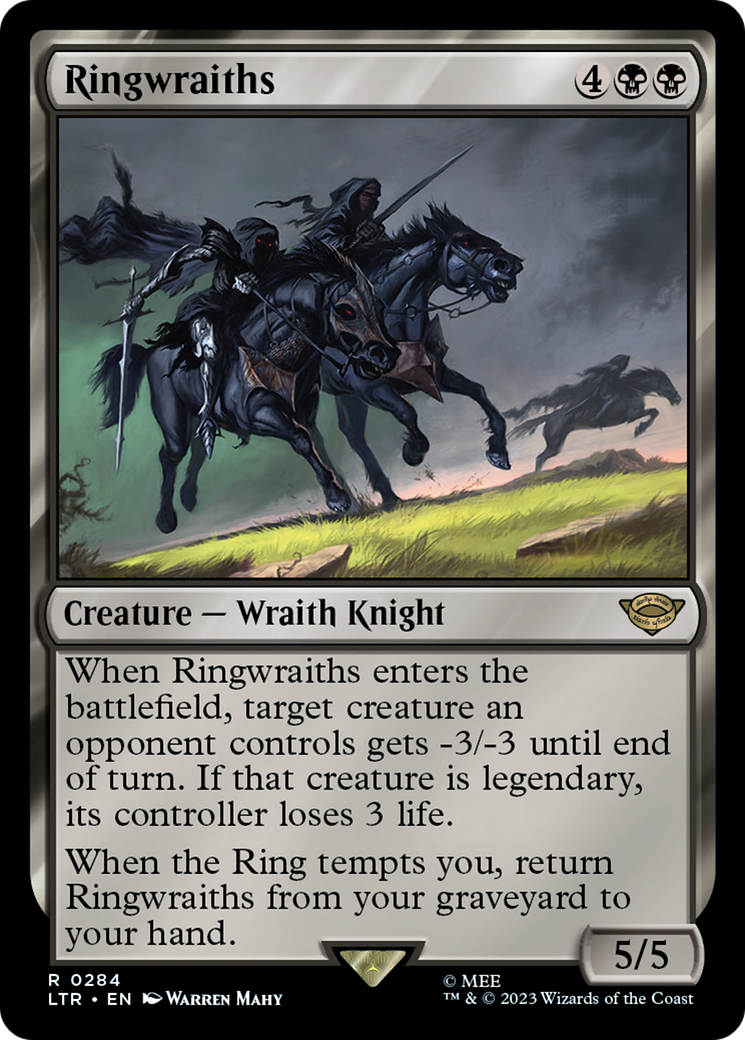 Ringwraiths (LTR-284) [The Lord of the Rings: Tales of Middle-earth] MTG Single Wizards of the Coast