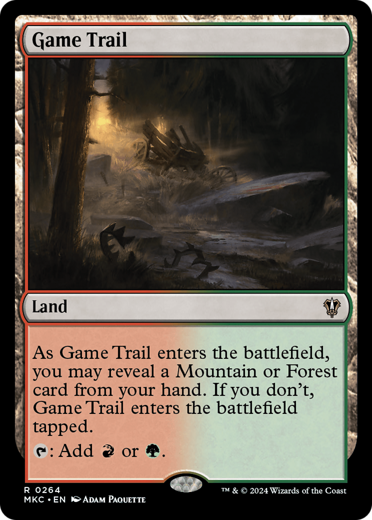 Game Trail (MKC-264) [Murders at Karlov Manor Commander] MTG Single Wizards of the Coast