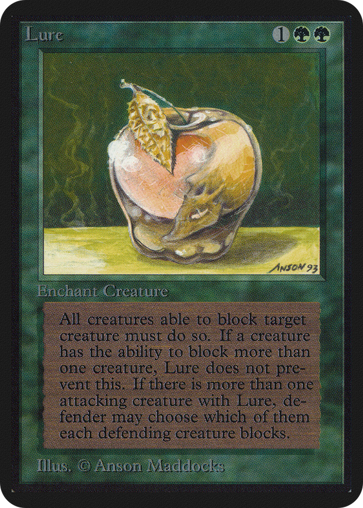 Lure (LEA-211) [Oldschool] Limited Edition Alpha MTG Single Wizards of the Coast