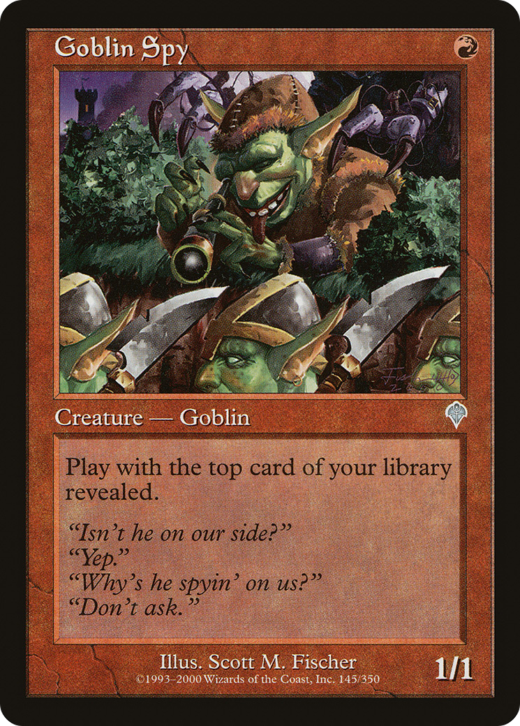 Goblin Spy (INV-145) [Invasion] MTG Single Wizards of the Coast