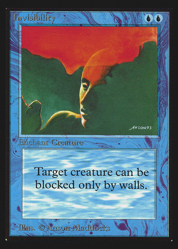Invisibility (CED-060) [Collectors' Edition] MTG Single Wizards of the Coast
